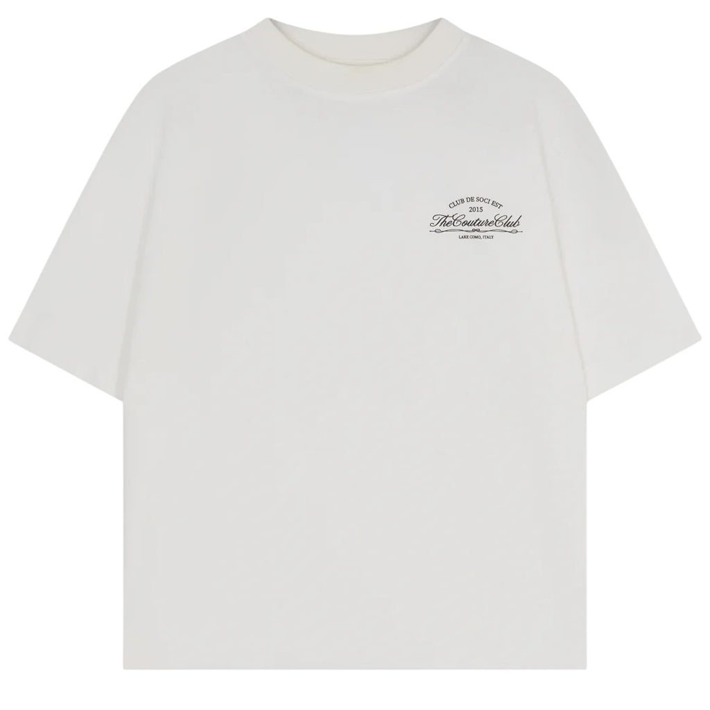 The Couture Club Club De Soci Graphic T-shirt Off White