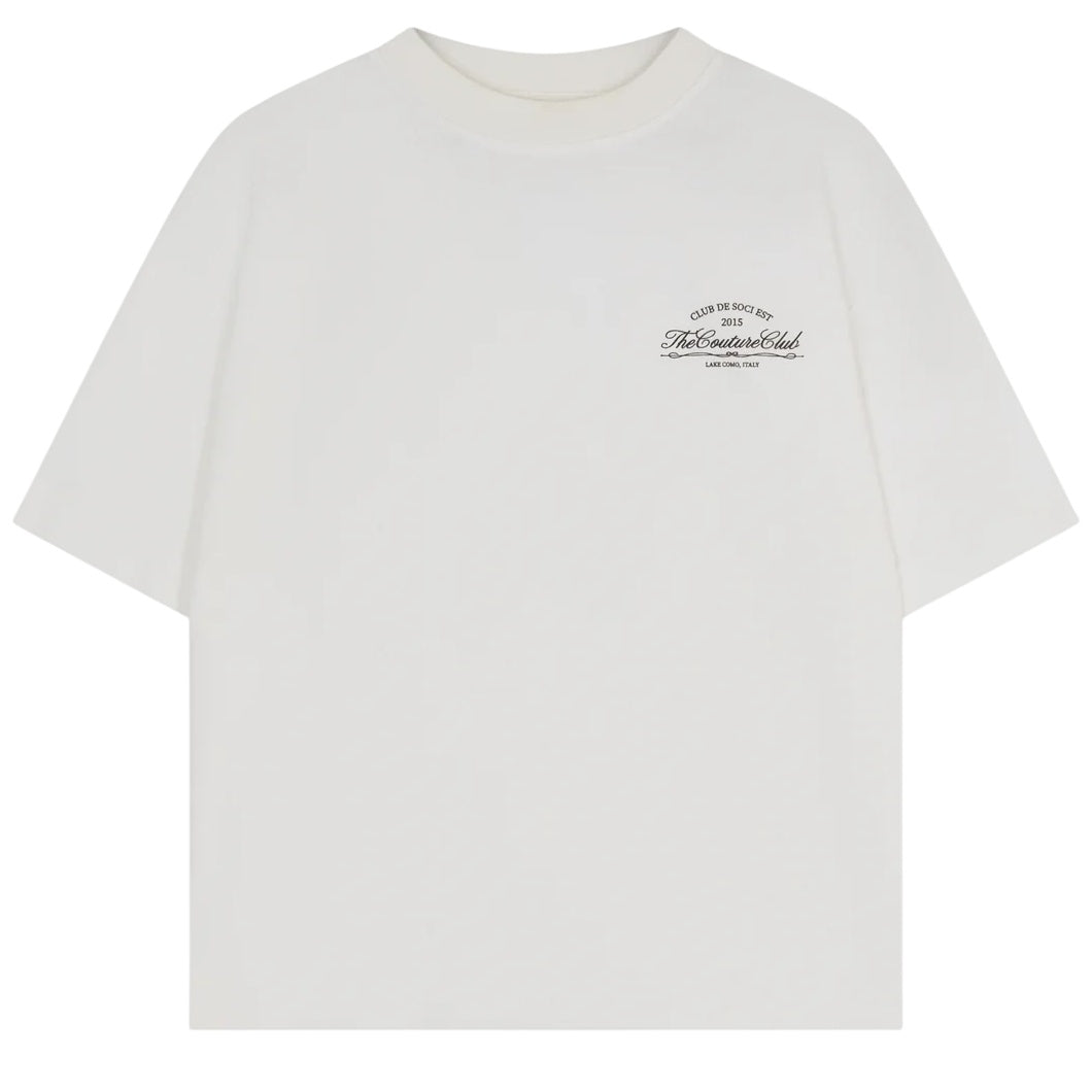 The Couture Club Club De Soci Graphic T-shirt Off White