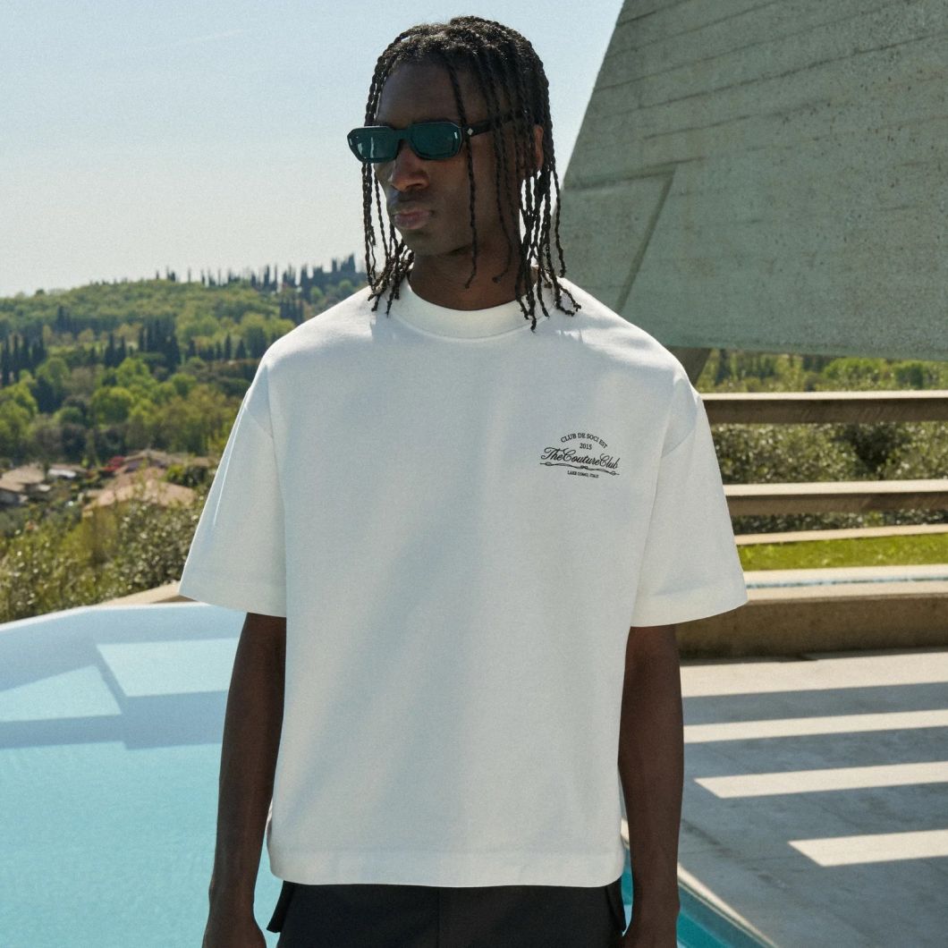 The Couture Club Club De Soci Graphic T-shirt Off White