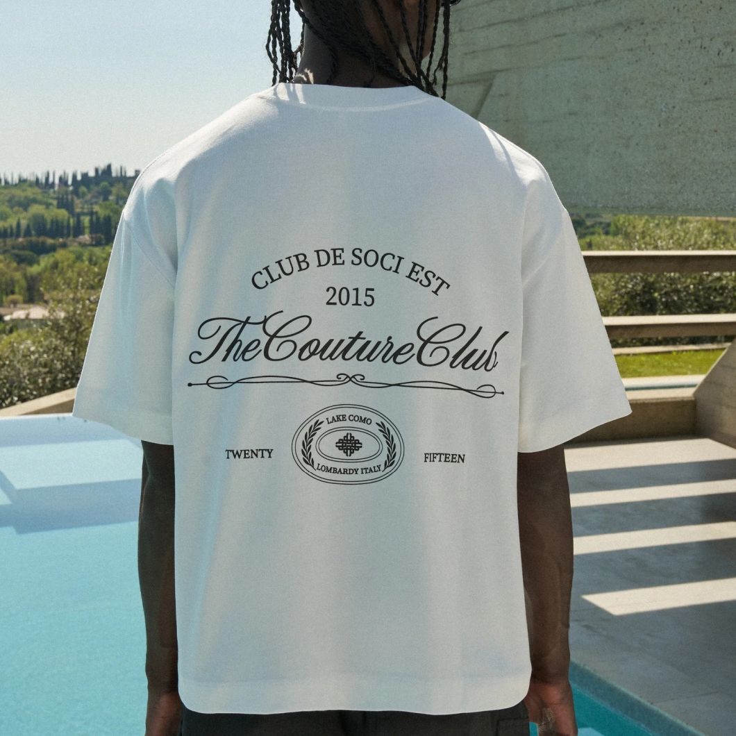 The Couture Club Club De Soci Graphic T-shirt Off White