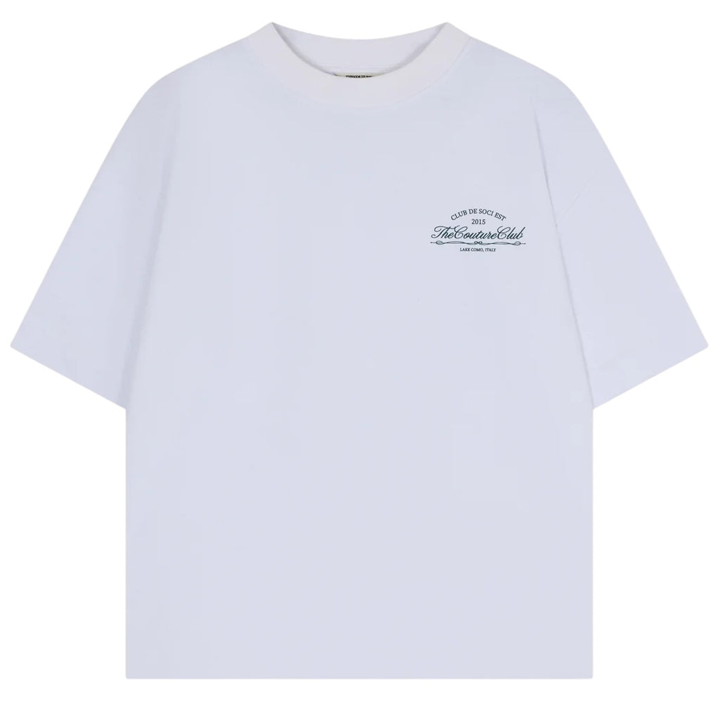 The Couture Club Club De Soci Graphic T-shirt Wit
