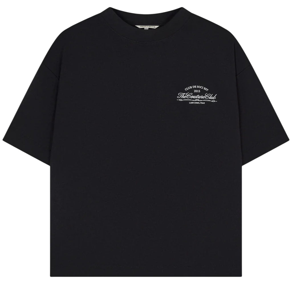 The Couture Club Club De Soci Graphic T-shirt Zwart