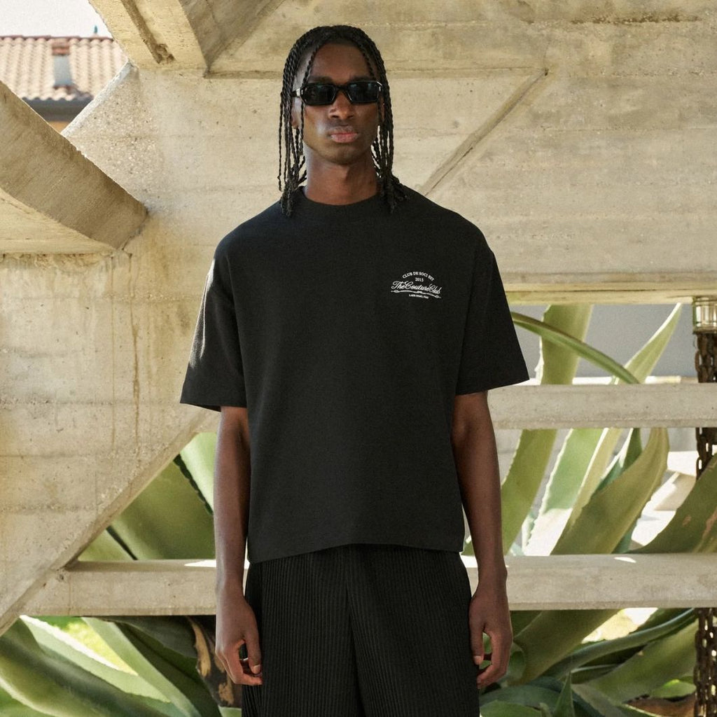The Couture Club Club De Soci Graphic T-shirt Zwart