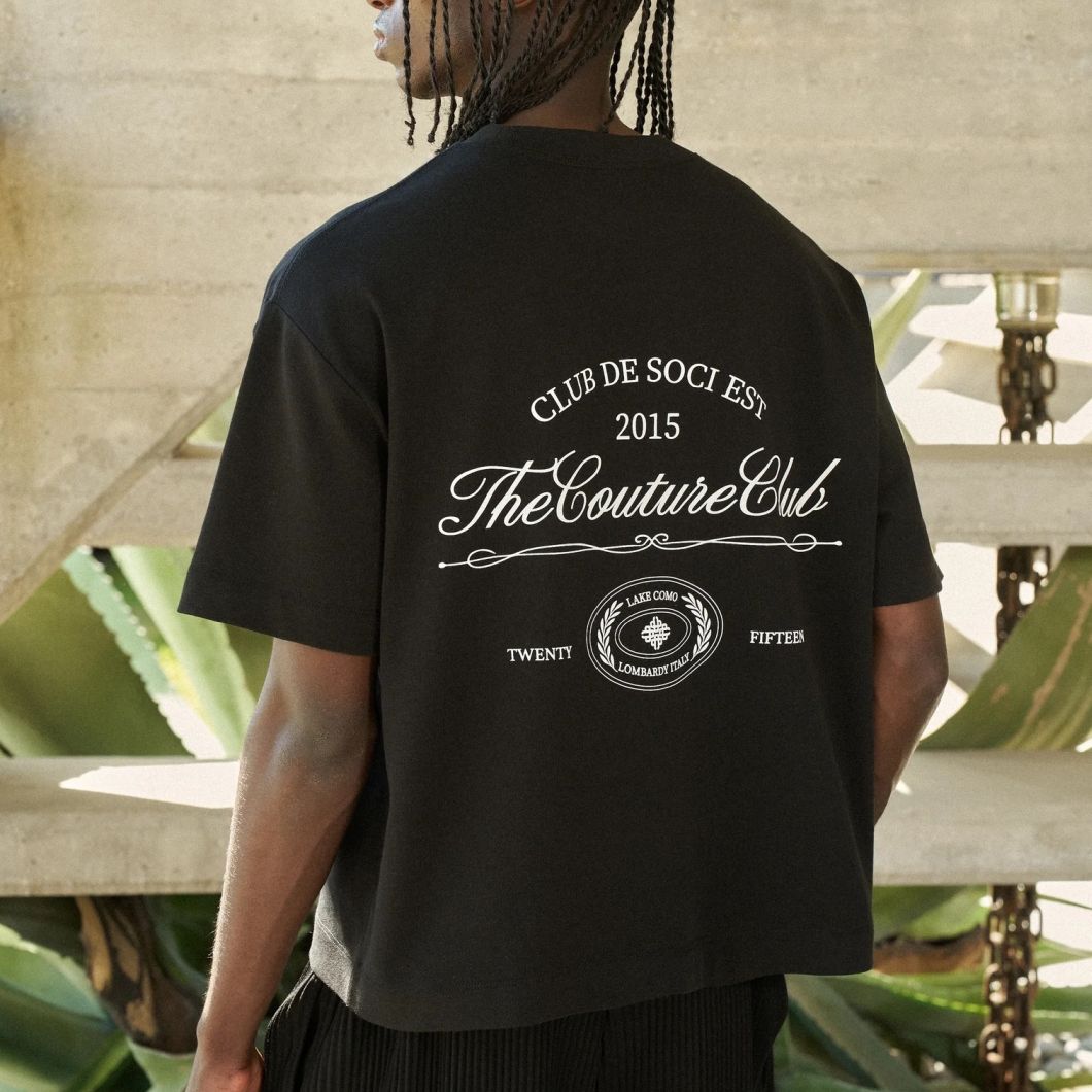 The Couture Club Club De Soci Graphic T-shirt Zwart