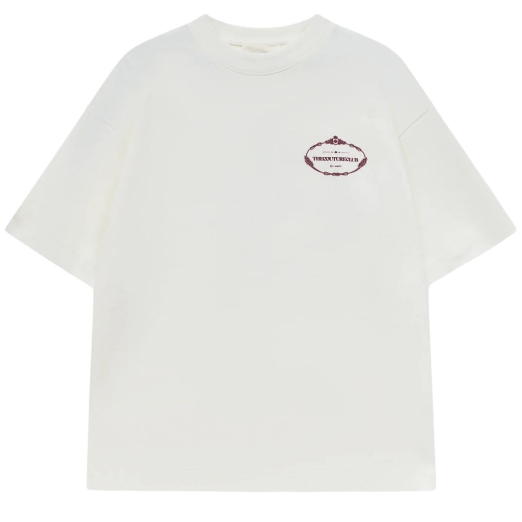 The Couture Club Copyright Crest Graphic T-shirt Wit