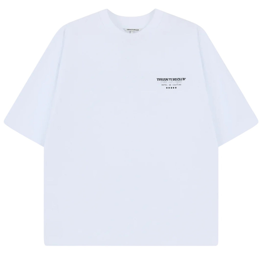 The Couture Club Hotel De Couture T-shirt Wit/Zwart