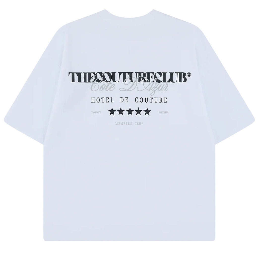 The Couture Club Hotel De Couture T-shirt Wit/Zwart