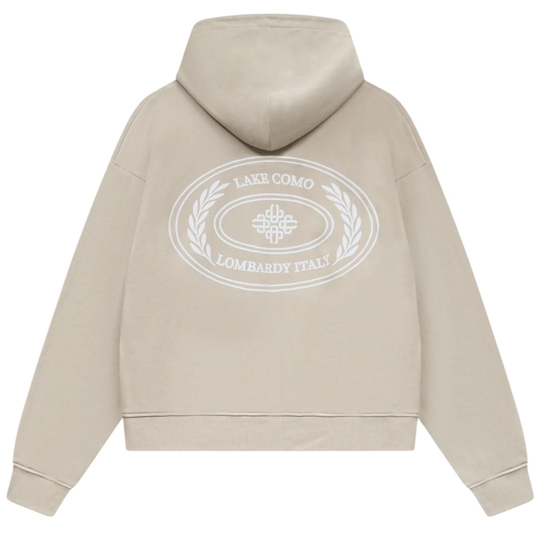 The Couture Club Lake Como Oval Graphic Vest Beige