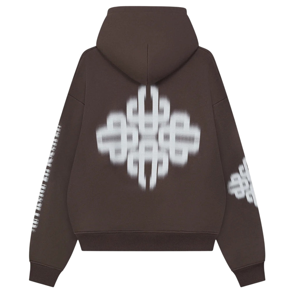 The Couture Club Motion Blurred Emblem Hoodie Bruin