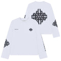The Couture Club Motion Blurred Emblem Longsleeve T-shirt Wit