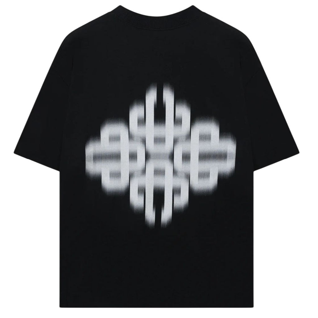 The Couture Club Motion Blurred Emblem T-shirt Zwart