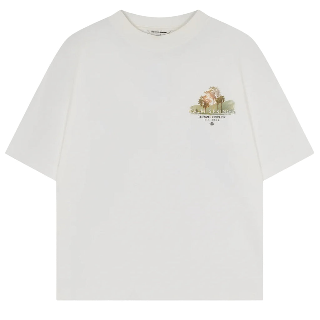 The Couture Club Palm Springs Graphic T-shirt Off White