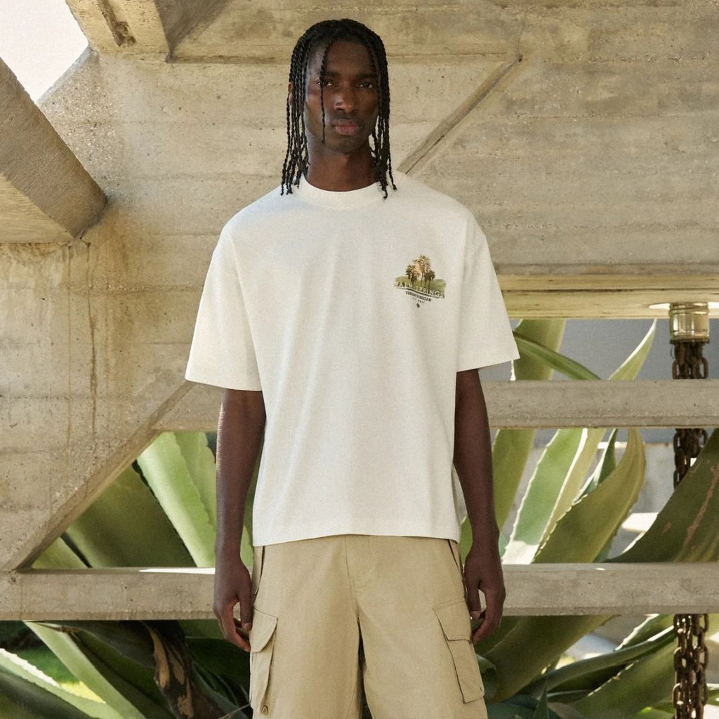 The Couture Club Palm Springs Graphic T-shirt Off White