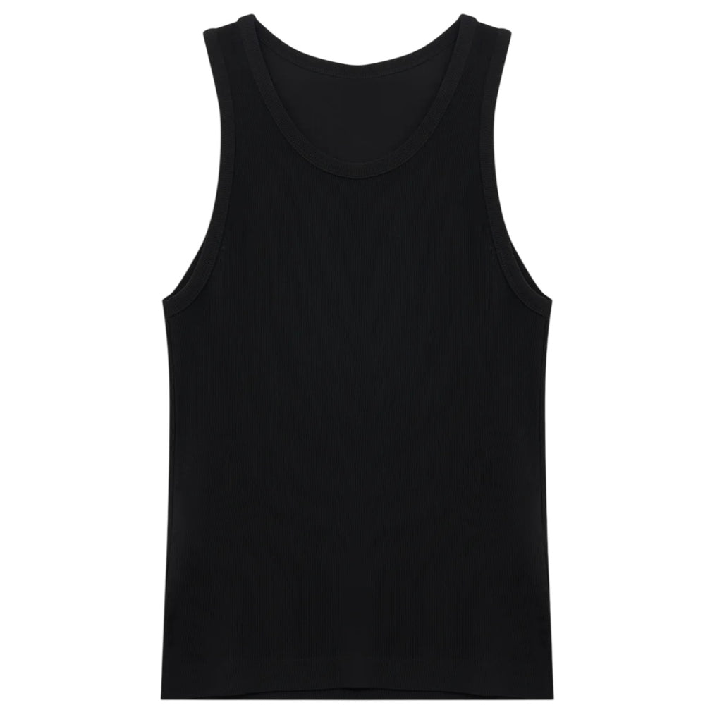 The Couture Club Ribbed Tank Top Zwart