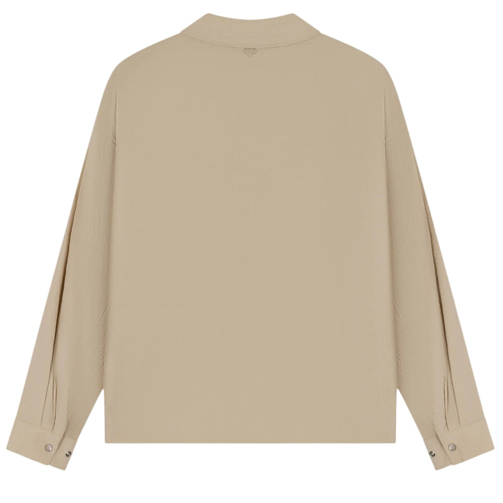 The Couture Club Textured Overhemd Beige