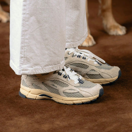 The Mercer Brand The Re-Run Americana Sneaker Off White