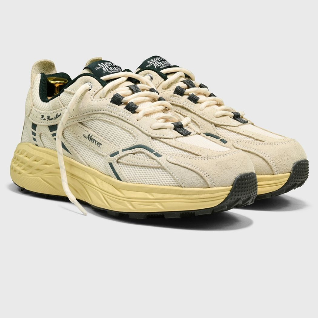 The Mercer Brand The Re-Run MAX Sneaker Off White/Groen