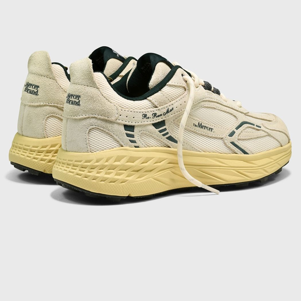 The Mercer Brand The Re-Run MAX Sneaker Off White/Groen