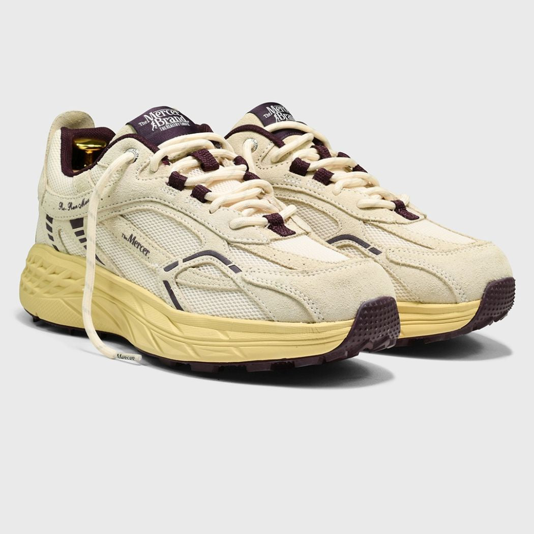 The Mercer Brand The Re-Run MAX Sneaker Off White/Rood