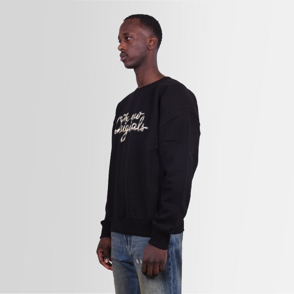 The New Original Vinyl Sweater Zwart