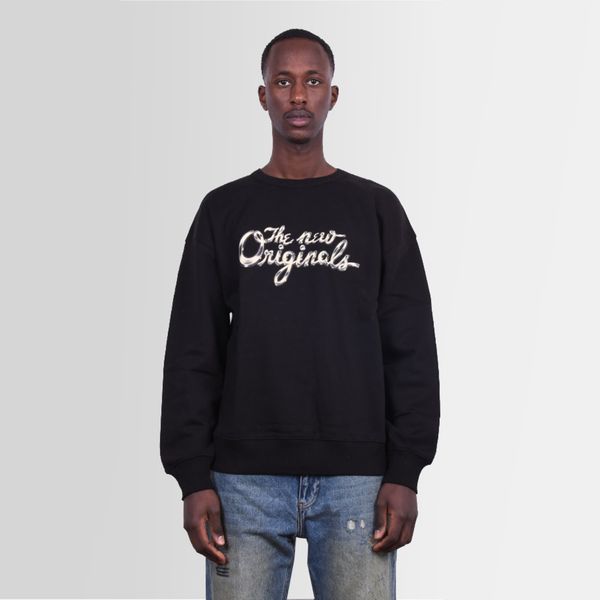 The New Original Vinyl Sweater Zwart
