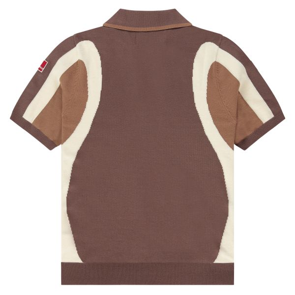 The New Originals 9-Dots Inner Space Polo Bruin