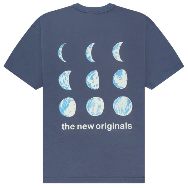 The New Originals 9 Moon Phases T-shirt Donker Blauw