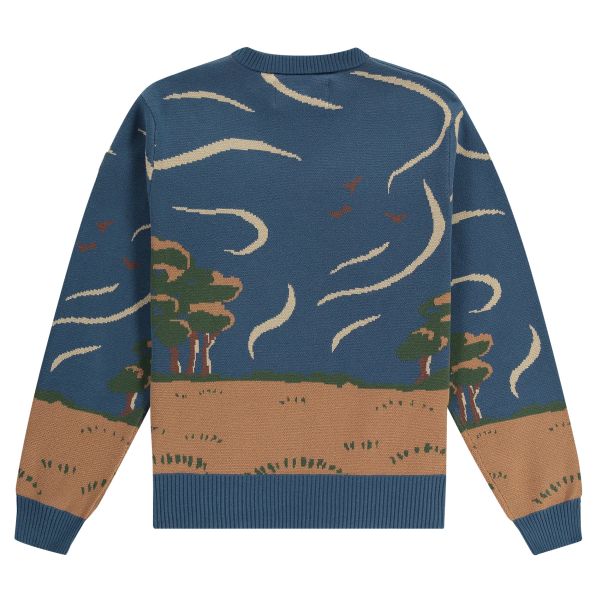 The New Originals Camping Knit Sweater Blauw