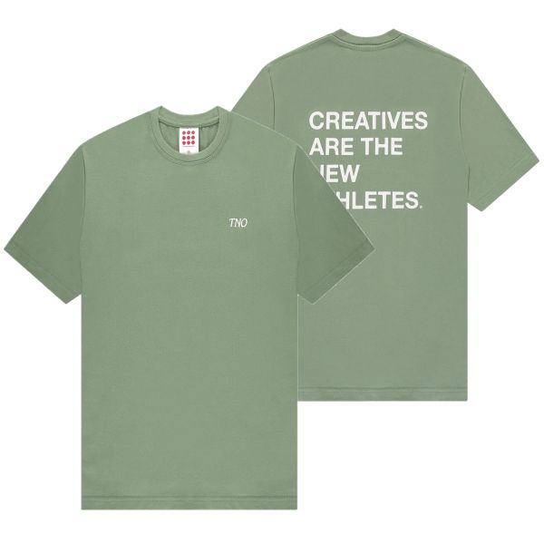 The New Originals CATNA T-shirt Dark Ivy Groen