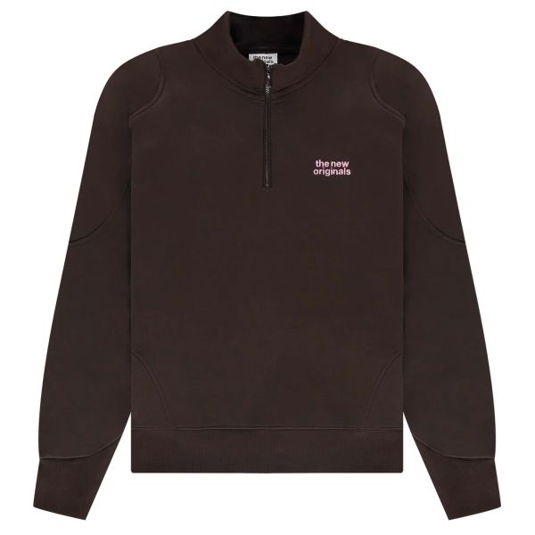 The New Originals Emblem Half Zip Sweater Bruin