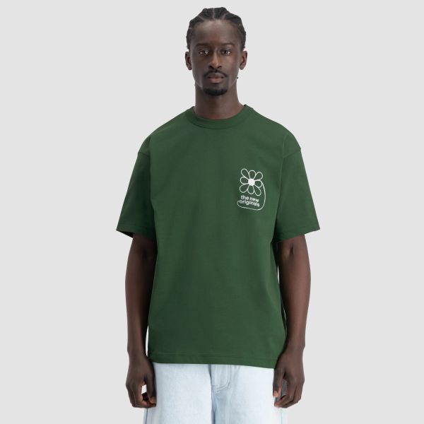 The New Originals Flower T-shirt Groen