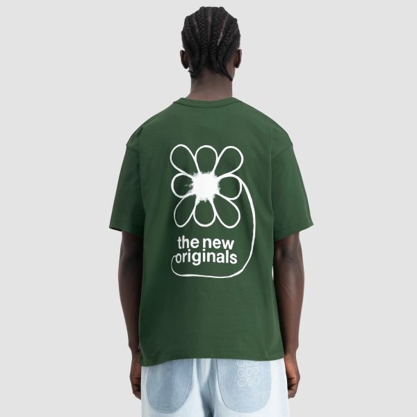 The New Originals Flower T-shirt Groen