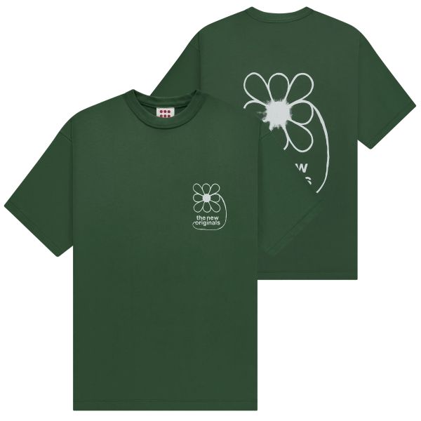 The New Originals Flower T-shirt Groen