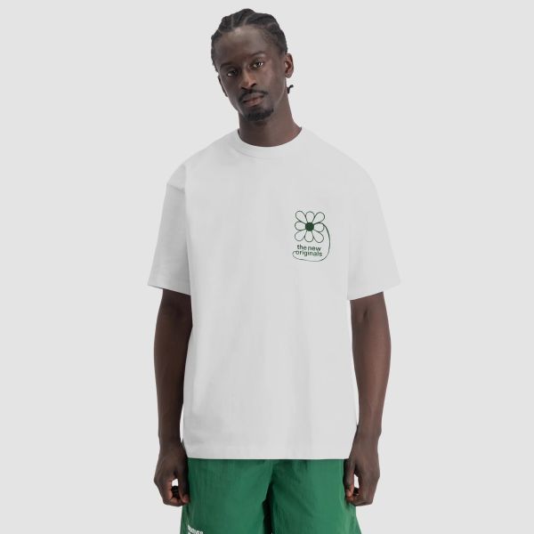 The New Originals Flower T-shirt Wit
