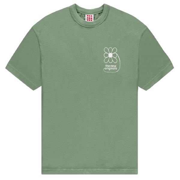 The New Originals Flower T-shirt Groen