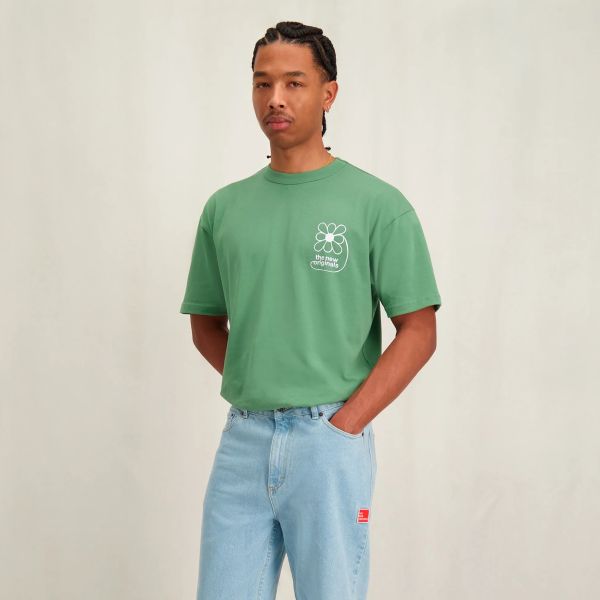 The New Originals Flower T-shirt Groen