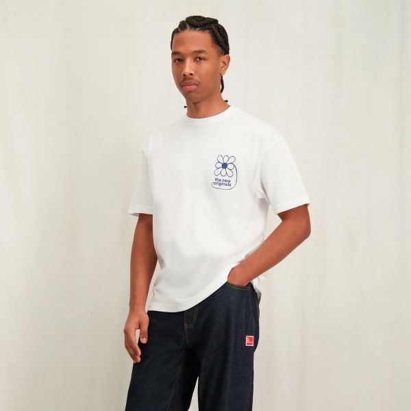 The New Originals Flower T-shirt Wit