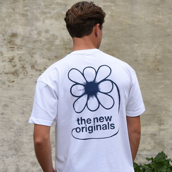 The New Originals Flower T-shirt Wit