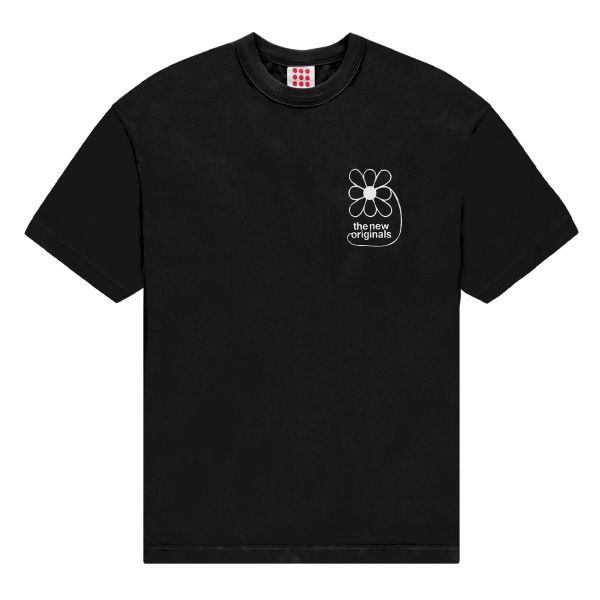 The New Originals Flower T-shirt Zwart