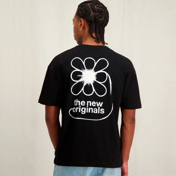 The New Originals Flower T-shirt Zwart