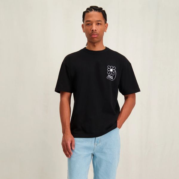 The New Originals Flower T-shirt Zwart