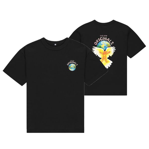 the new originals freddy dove t-shirt zwart