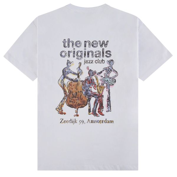The New Originals Jazz Club T-shirt Wit