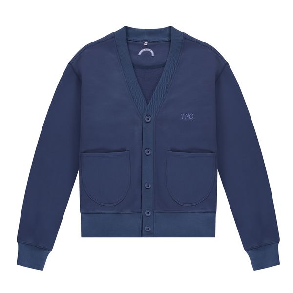 the new originals jersey cardigan navy