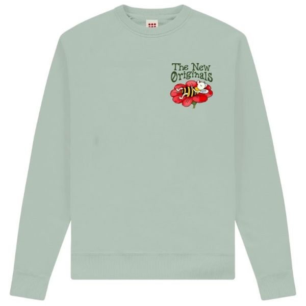 The New Originals Lazy Bee Sweater Groen