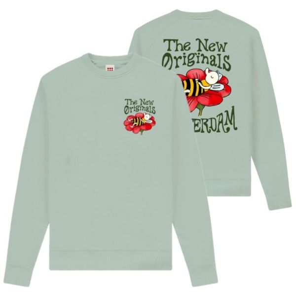 The New Originals Lazy Bee Sweater Groen