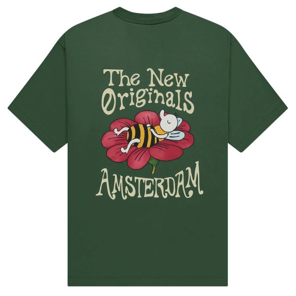 The New Originals Lazy Bee T-shirt Groen