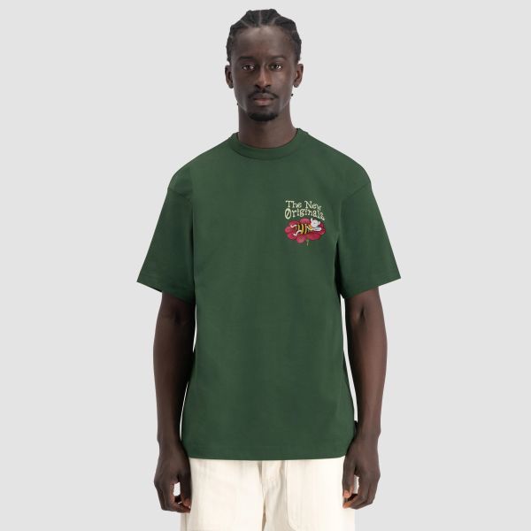The New Originals Lazy Bee T-shirt Groen