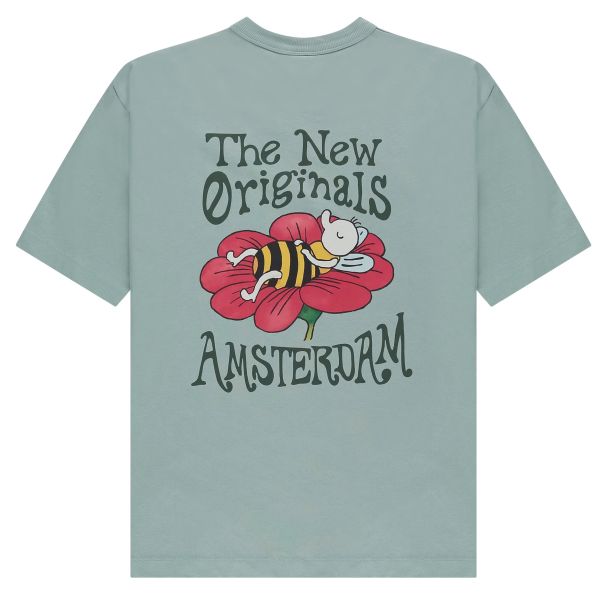 The New Originals Lazy Bee T-shirt Groen