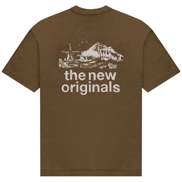 The New Originals Molen T-shirt Bruin